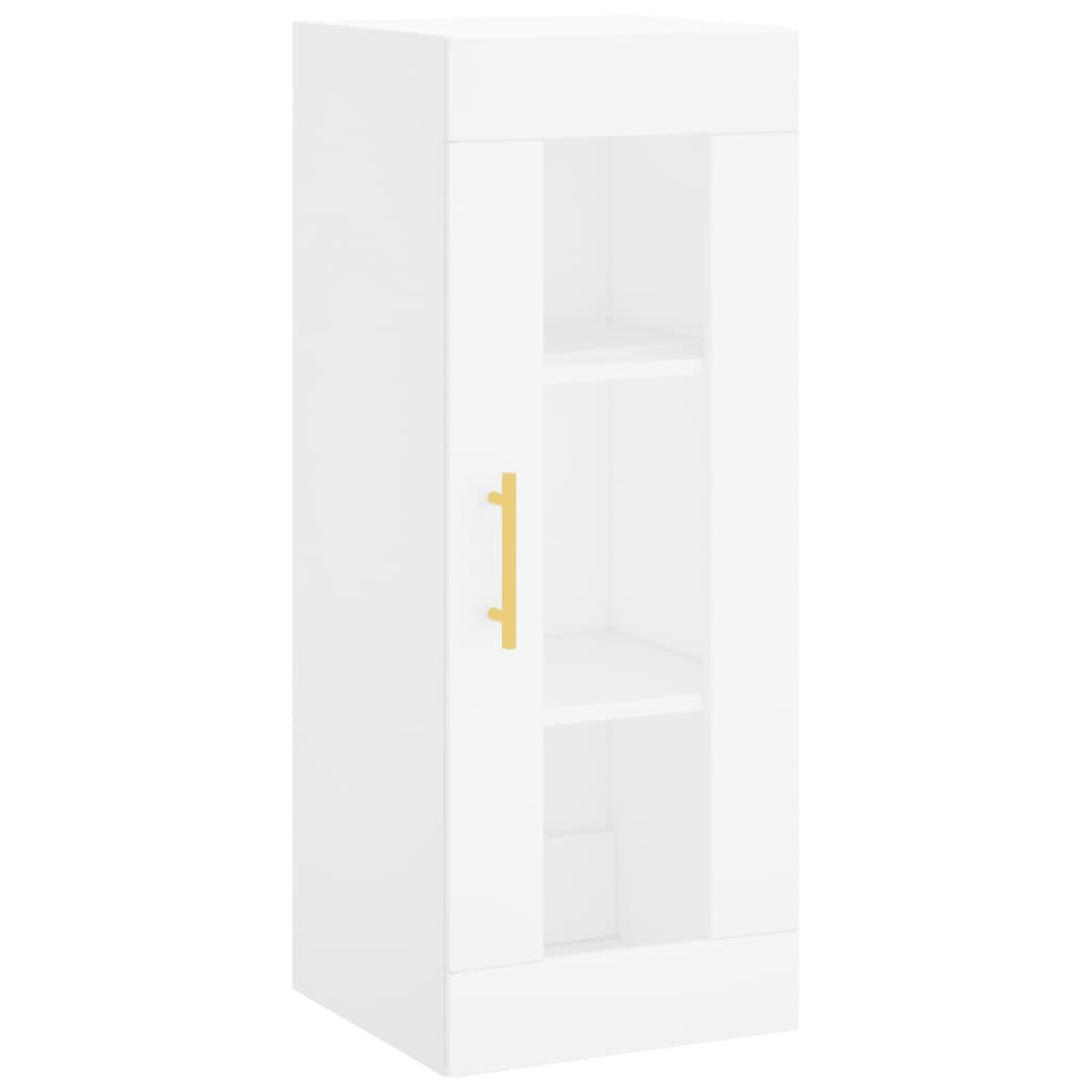 vidaXL Ντουλάπι Τοίχου Λευκό 34,5 x 34 x 90 εκ.