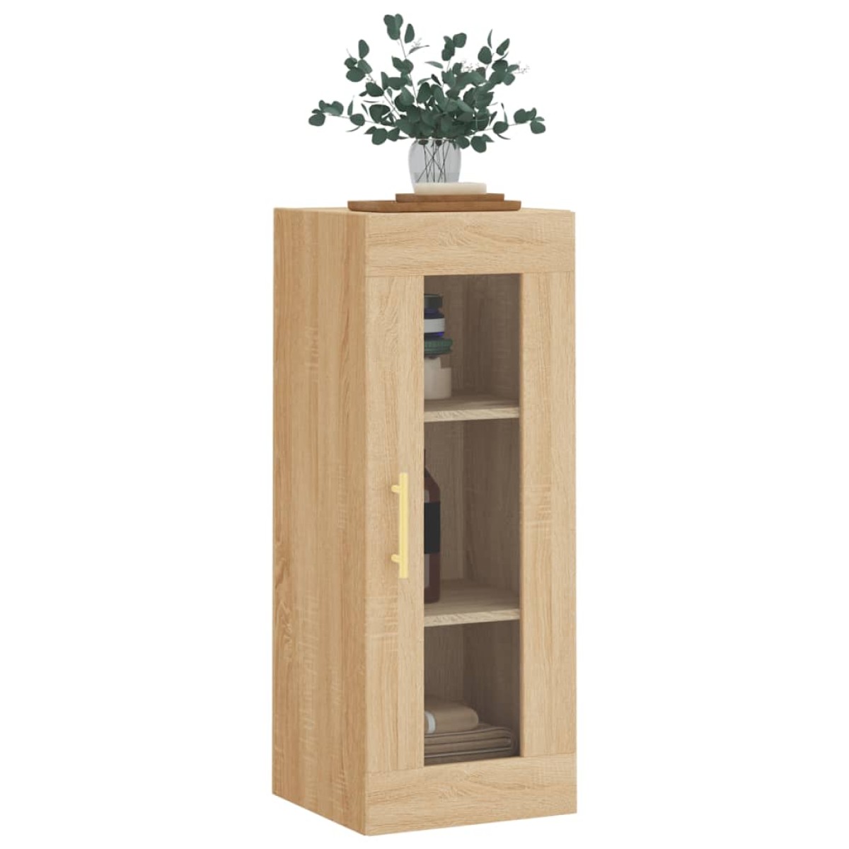 vidaXL Ντουλάπι Τοίχου Sonoma Δρυς 34,5 x 34 x 90 εκ.