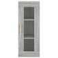 vidaXL Ντουλάπι Τοίχου Γκρι Sonoma 34,5 x 34 x 90 εκ.