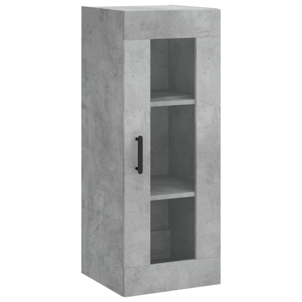 vidaXL Ντουλάπι Τοίχου Γκρι Σκυροδέματος 34,5 x 34 x 90 εκ.