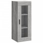 vidaXL Ντουλάπι Τοίχου Γκρι Sonoma 34,5 x 34 x 90 εκ.
