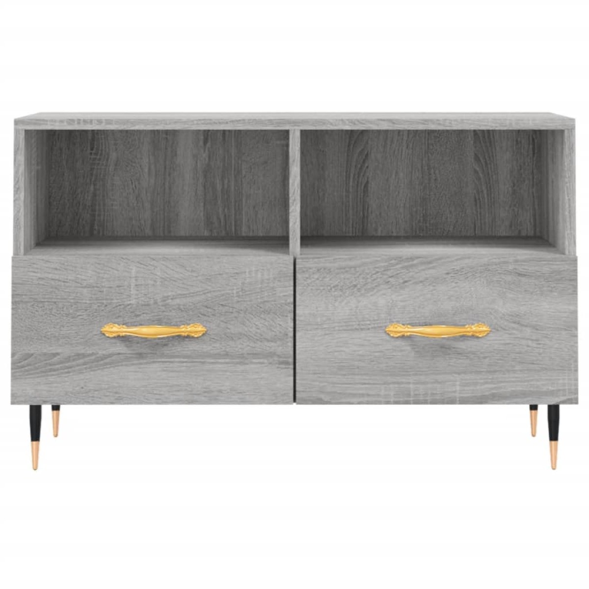vidaXL Έπιπλο Τηλεόρασης Γκρι Sonoma 80x36x50 εκ. από Επεξεργ. Ξύλο