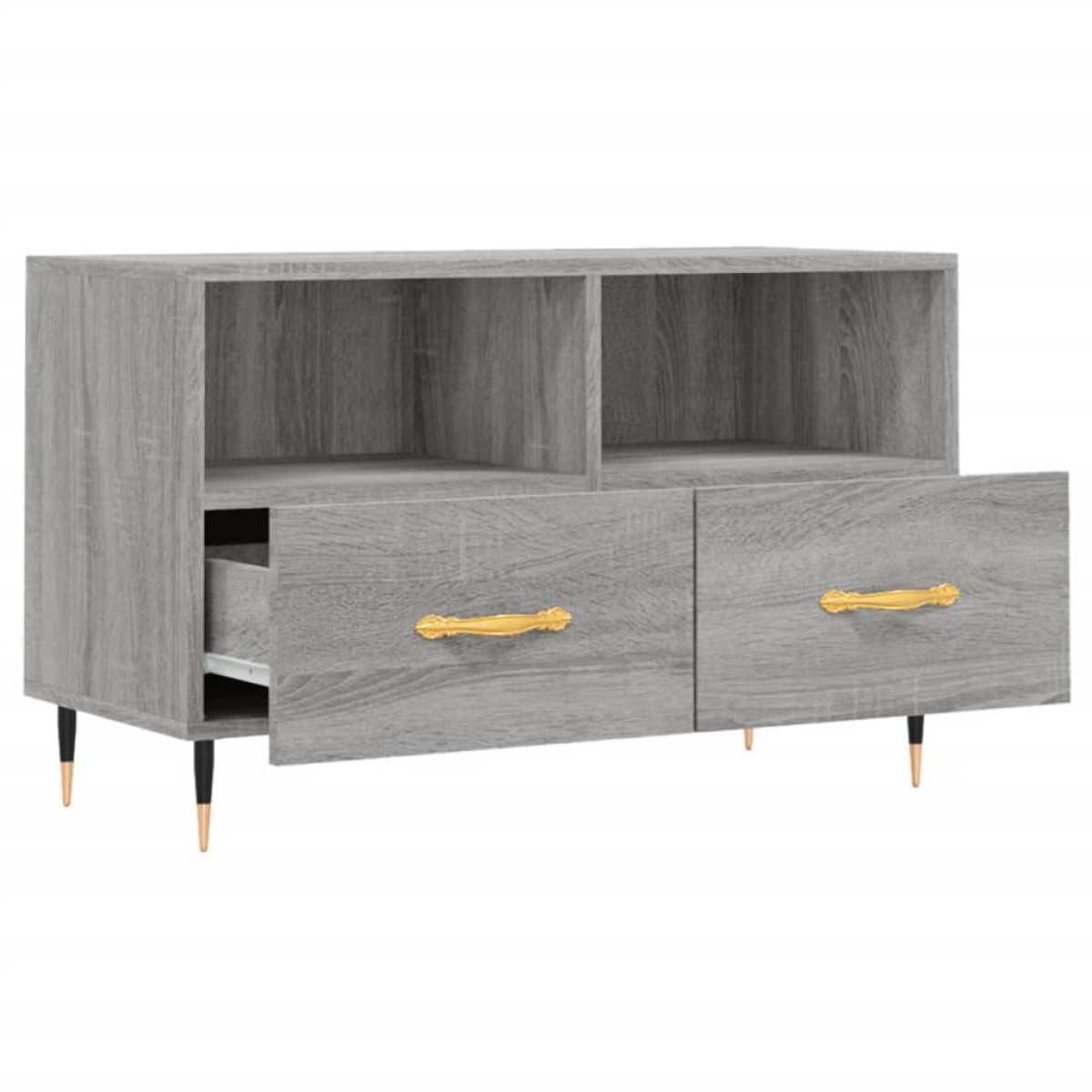 vidaXL Έπιπλο Τηλεόρασης Γκρι Sonoma 80x36x50 εκ. από Επεξεργ. Ξύλο