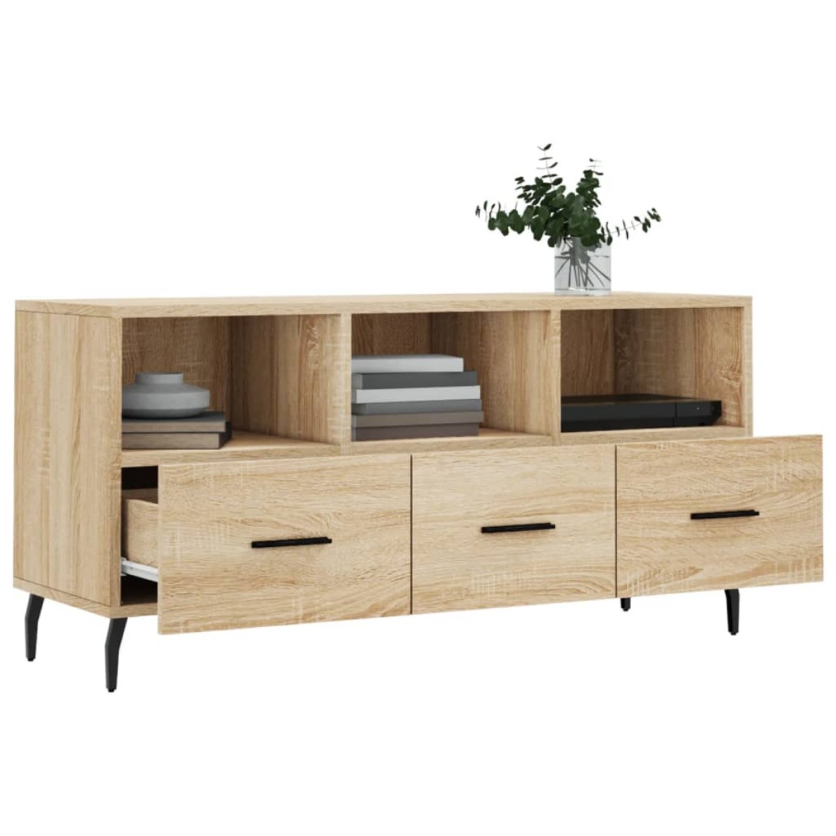 vidaXL Έπιπλο Τηλεόρασης Sonoma Δρυς 102 x 36 x 50 εκ. Επεξεργ. Ξύλο