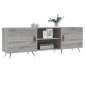 vidaXL Έπιπλο Τηλεόρασης Γκρι Sonoma 150x30x50 εκ. από Επεξεργ. Ξύλο