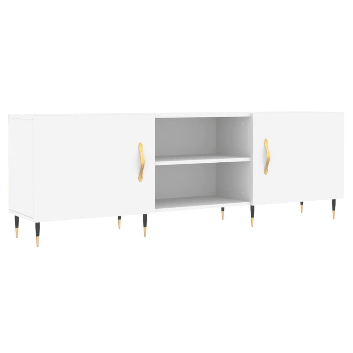 vidaXL Έπιπλο Τηλεόρασης Λευκό 150x30x50 εκ. από Επεξεργασμένο Ξύλο