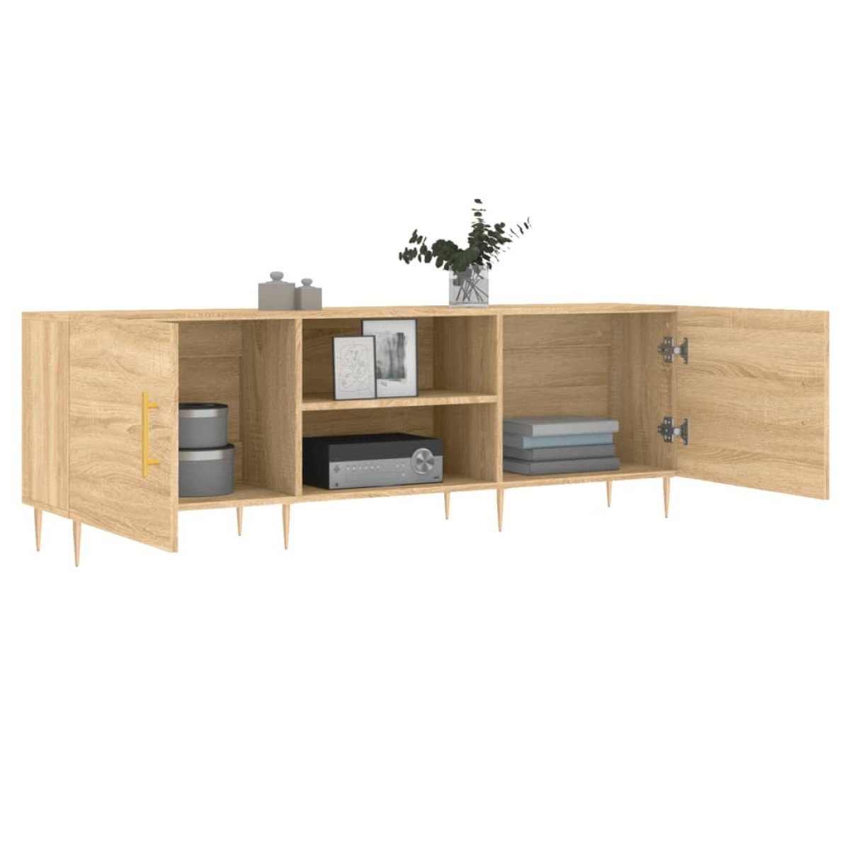 vidaXL Έπιπλο Τηλεόρασης Sonoma Δρυς 150x30x50 εκ. Επεξεργασμένο Ξύλο