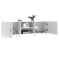 vidaXL Έπιπλο Τηλεόρασης Λευκό 150x30x50 εκ. από Επεξεργασμένο Ξύλο