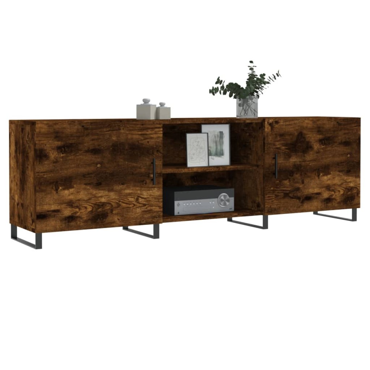vidaXL Έπιπλο Τηλεόρασης Καπνιστή Δρυς 150x30x50 εκ. Επεξ. Ξύλο