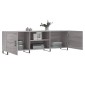 vidaXL Έπιπλο Τηλεόρασης Γκρι Sonoma 150x30x50 εκ. από Επεξεργ. Ξύλο
