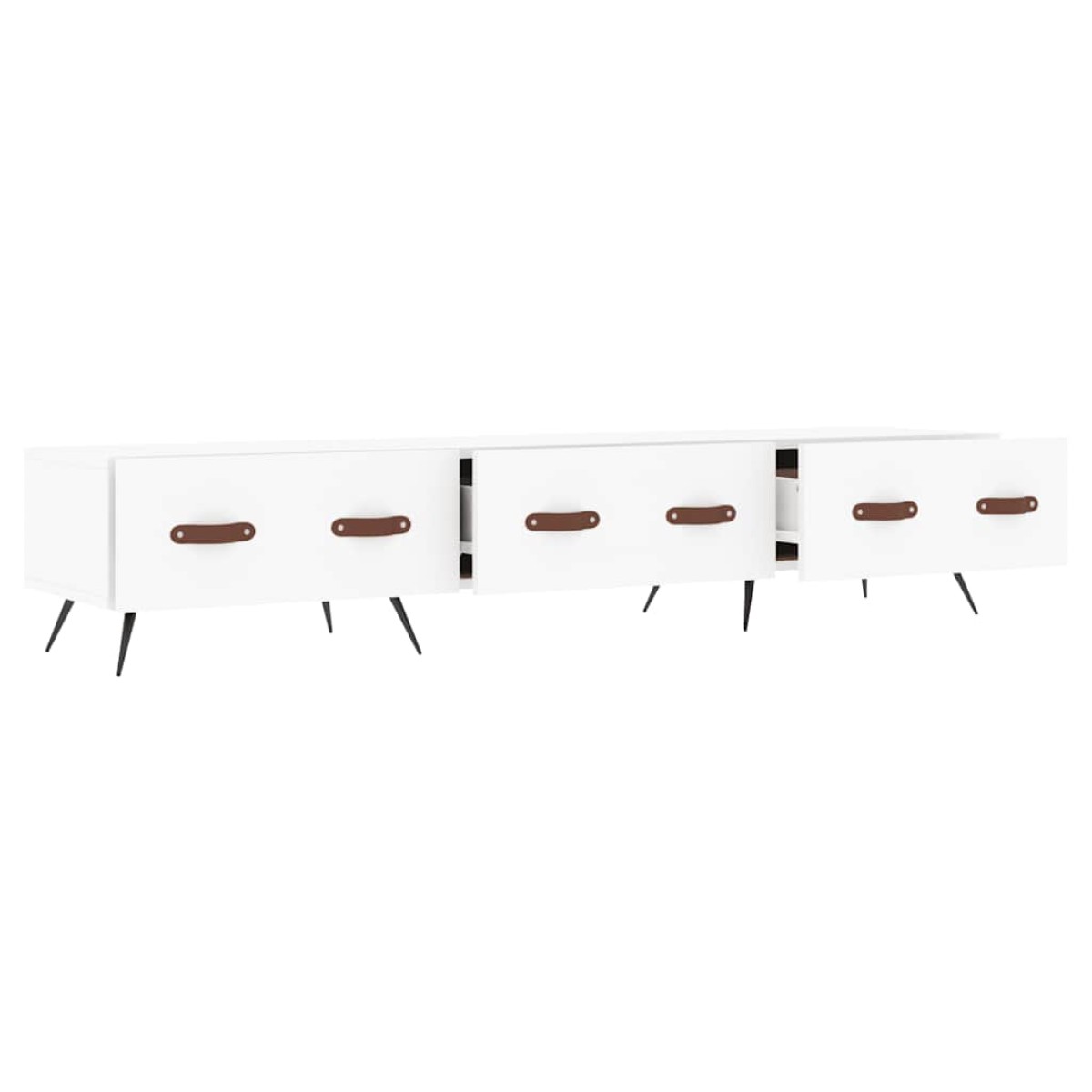 vidaXL Έπιπλο Τηλεόρασης Λευκό 150 x 36 x 30 εκ. Επεξεργασμένο Ξύλο