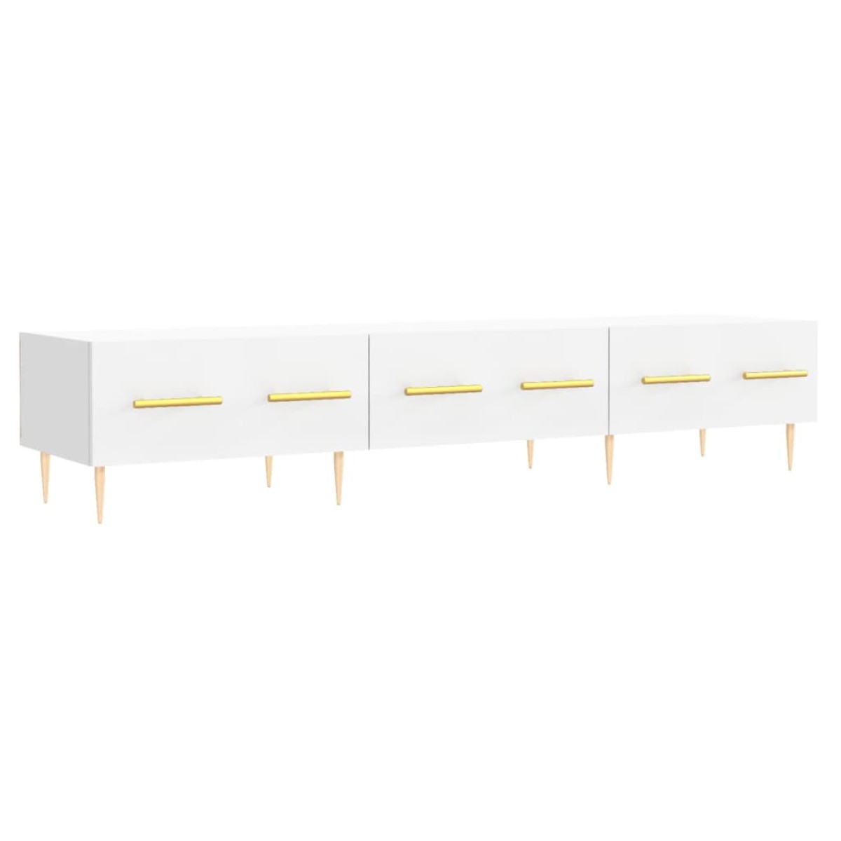 vidaXL Έπιπλο Τηλεόρασης Λευκό 150x36x30 εκ. από Επεξεργασμένο Ξύλο