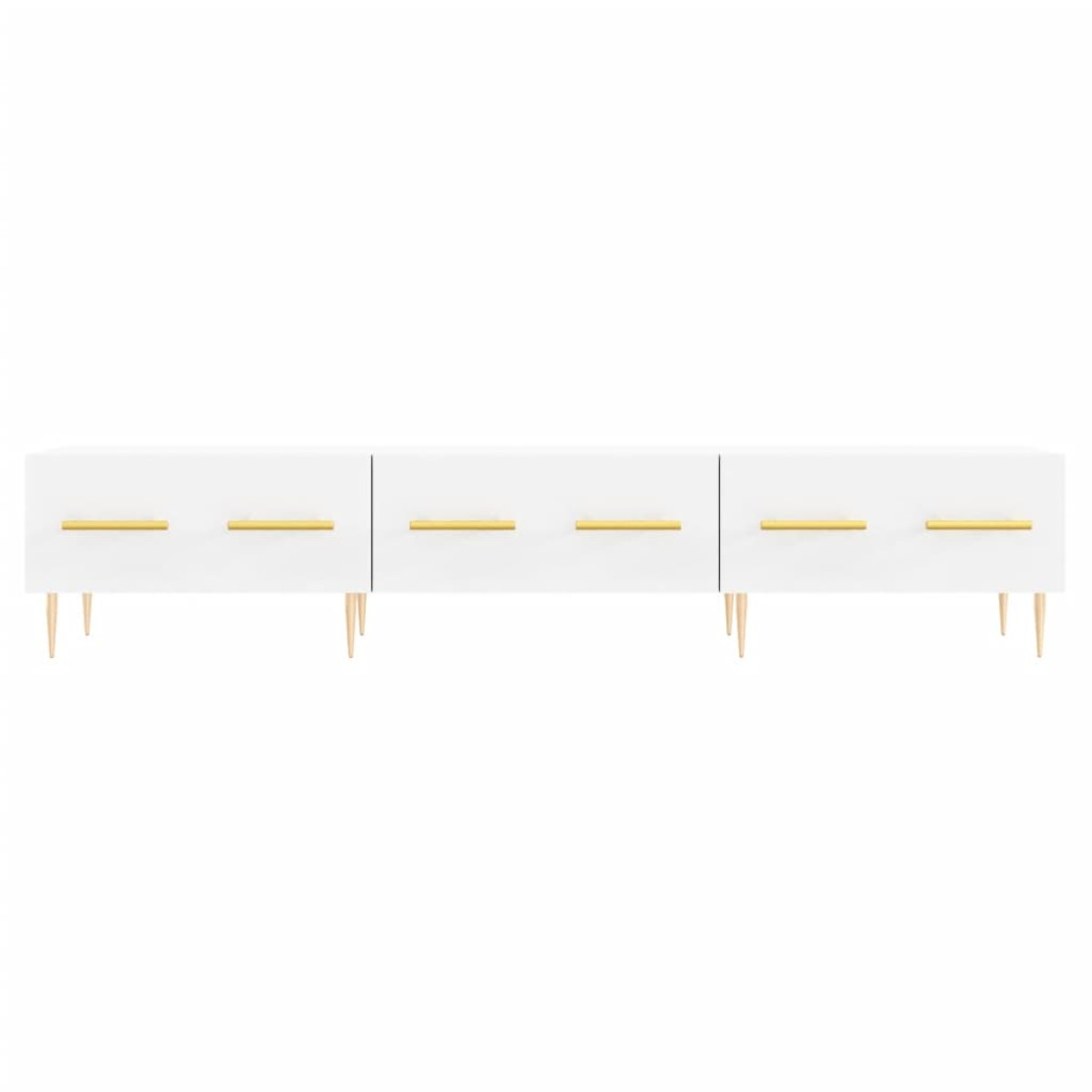 vidaXL Έπιπλο Τηλεόρασης Λευκό 150x36x30 εκ. από Επεξεργασμένο Ξύλο
