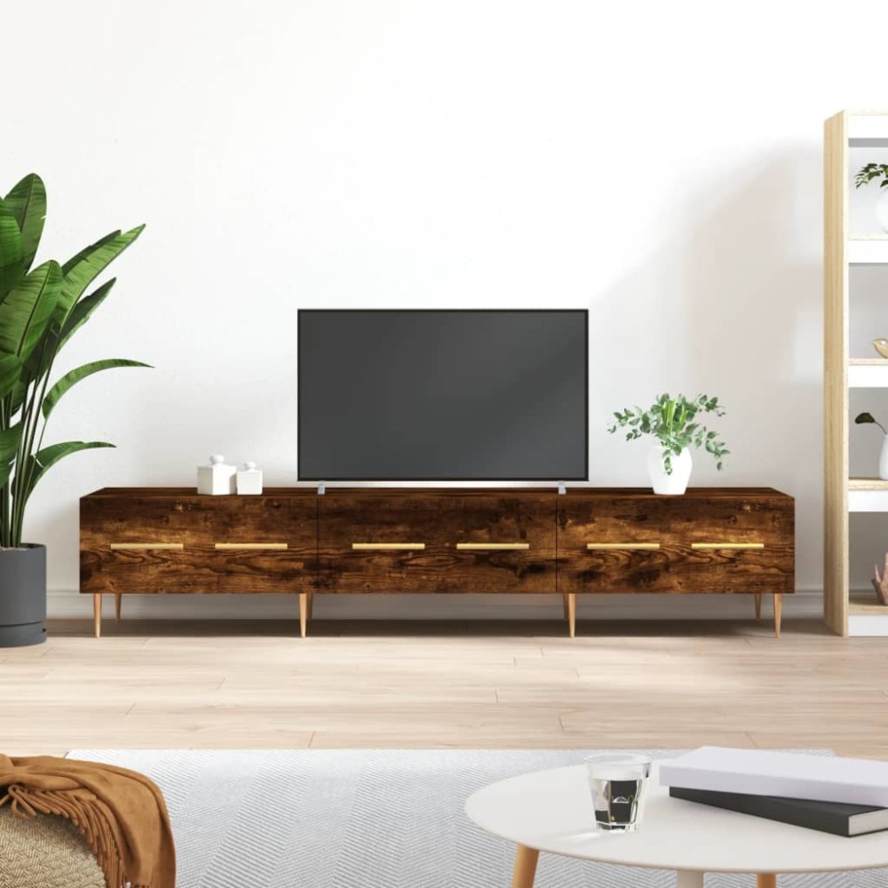vidaXL Έπιπλο Τηλεόρασης Καπνιστή Δρυς 150x36x30 εκ. Επεξ. Ξύλο