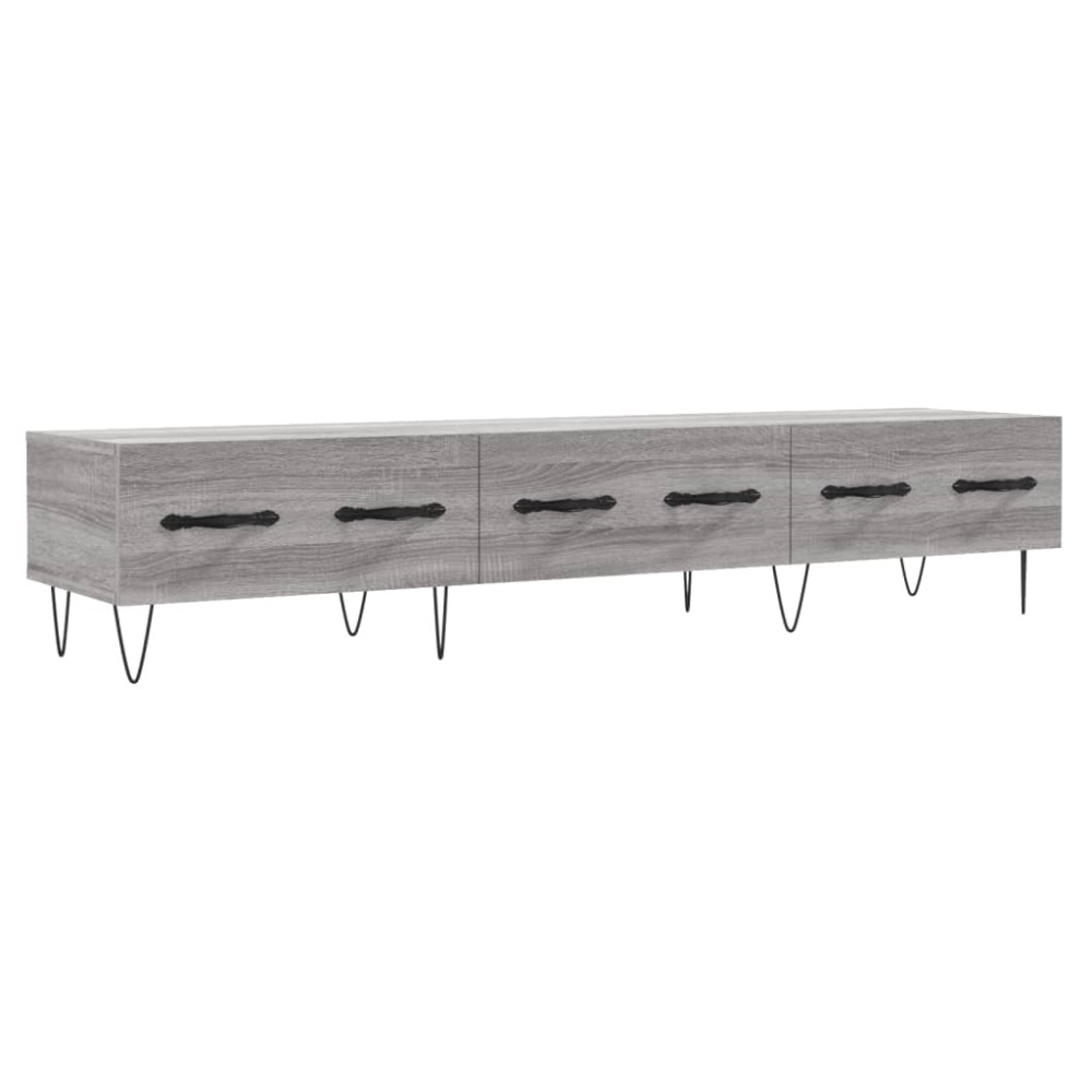 vidaXL Έπιπλο Τηλεόρασης Γκρι Sonoma 150 x 36 x 30 εκ. Επεξεργ. Ξύλο