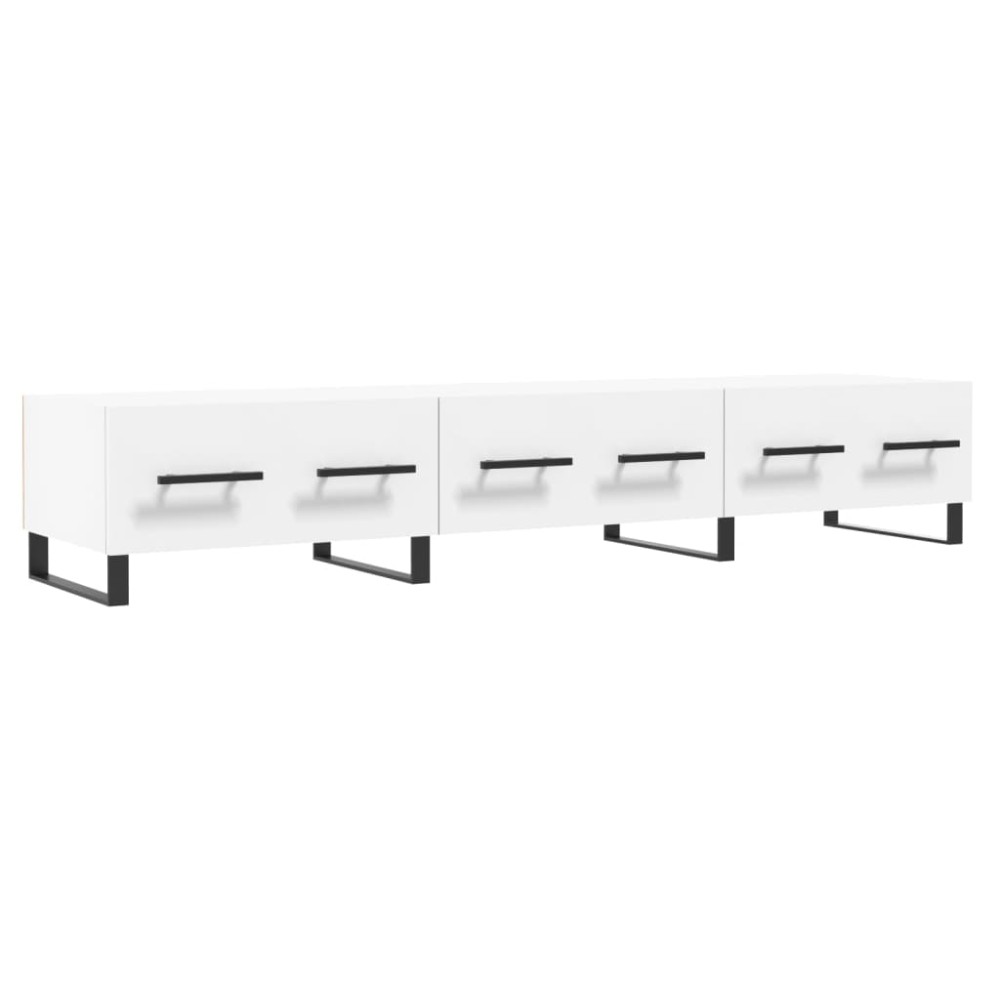 vidaXL Έπιπλο Τηλεόρασης Λευκό 150x36x30 εκ. από Επεξεργασμένο Ξύλο