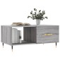 vidaXL Τραπεζάκι Σαλονιού Γκρι Sonoma 90x50x40 εκ. Επεξεργασμένο Ξύλο