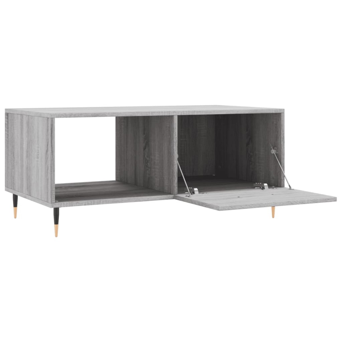 vidaXL Τραπεζάκι Σαλονιού Γκρι Sonoma 90x50x40 εκ. Επεξεργασμένο Ξύλο
