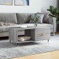 vidaXL Τραπεζάκι Σαλονιού Γκρι Sonoma 90x50x40 εκ. Επεξεργασμένο Ξύλο