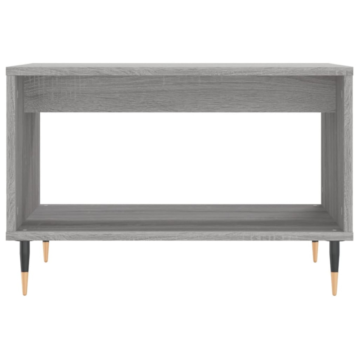 vidaXL Τραπεζάκι Σαλονιού Γκρι Sonoma 60x50x40 εκ. από Επεξεργ. Ξύλο
