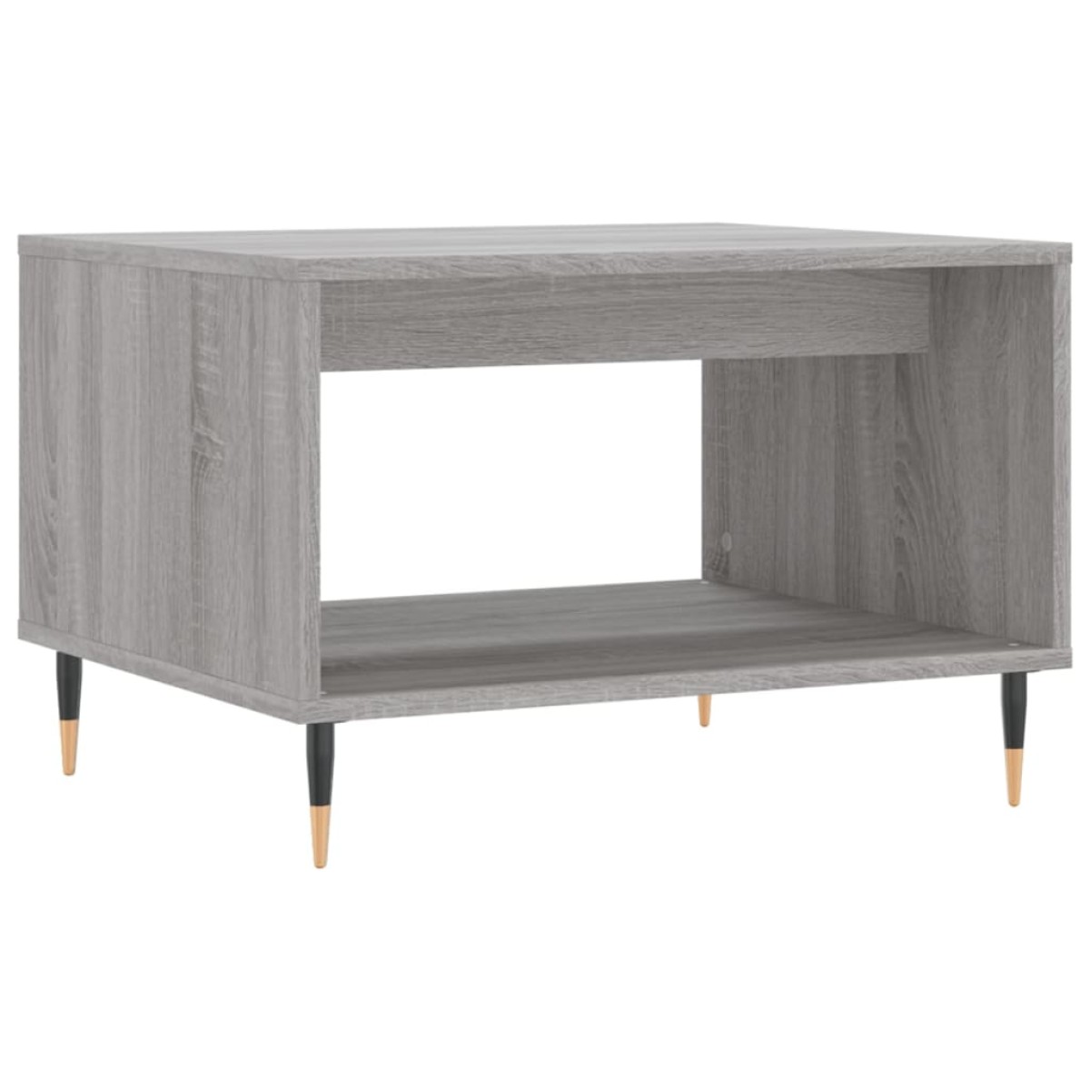 vidaXL Τραπεζάκι Σαλονιού Γκρι Sonoma 60x50x40 εκ. από Επεξεργ. Ξύλο