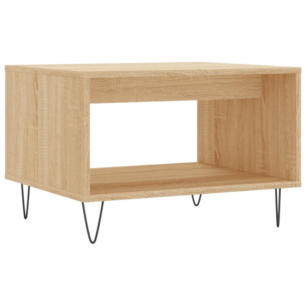 vidaXL Τραπεζάκι Σαλονιού Sonoma Δρυς 60x50x40 εκ. από Επεξεργ. Ξύλο