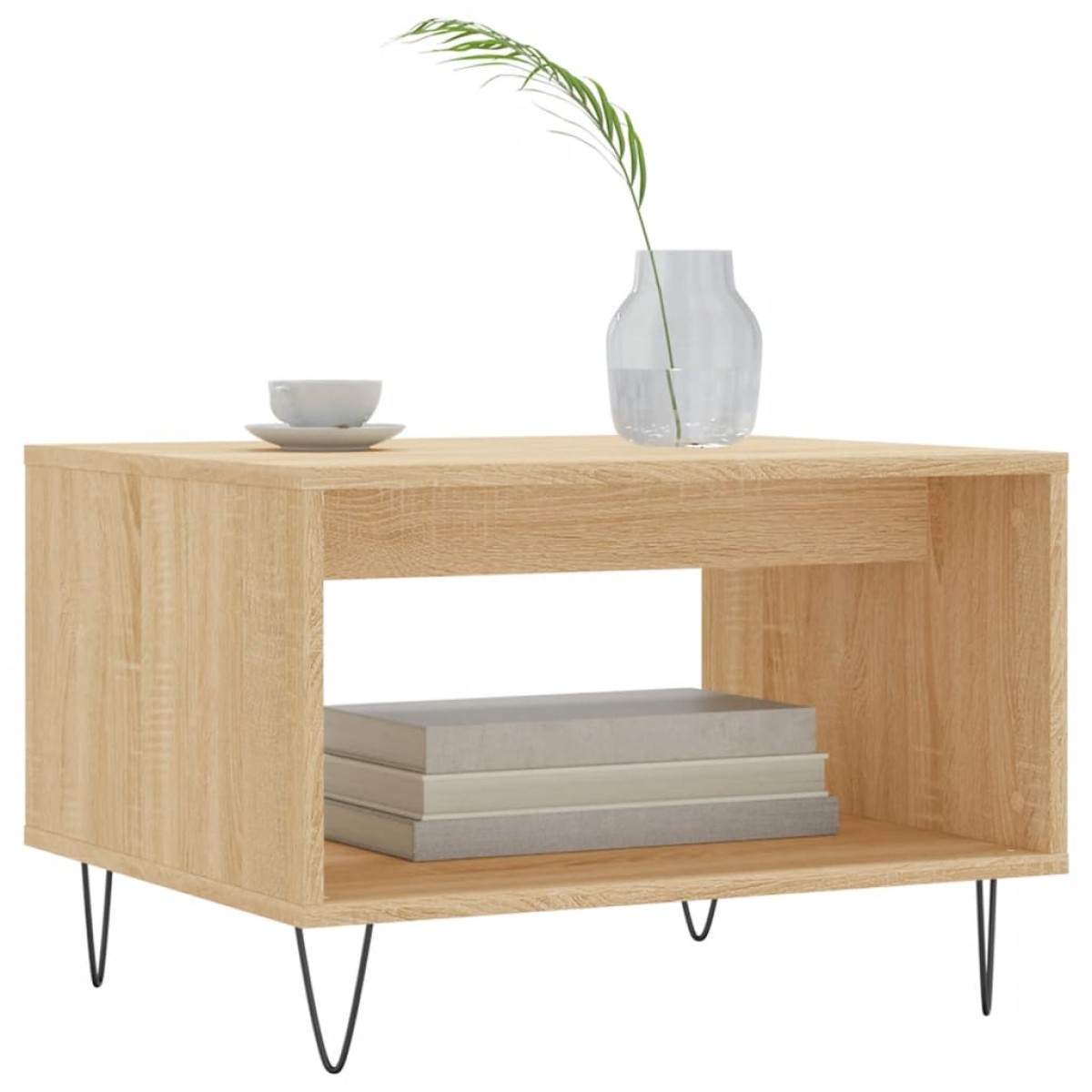vidaXL Τραπεζάκι Σαλονιού Sonoma Δρυς 60x50x40 εκ. από Επεξεργ. Ξύλο