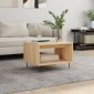 vidaXL Τραπεζάκι Σαλονιού Sonoma Δρυς 60x50x40 εκ. από Επεξεργ. Ξύλο