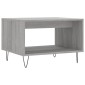 vidaXL Τραπεζάκι Σαλονιού Γκρι Sonoma 60x50x40 εκ. από Επεξεργ. Ξύλο