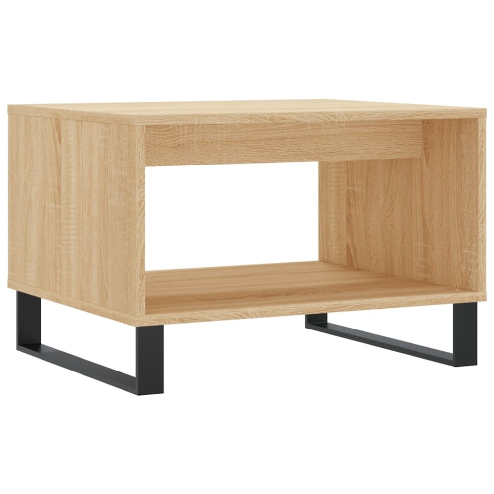 vidaXL Τραπεζάκι Σαλονιού Sonoma Δρυς 60x50x40 εκ. από Επεξεργ. Ξύλο