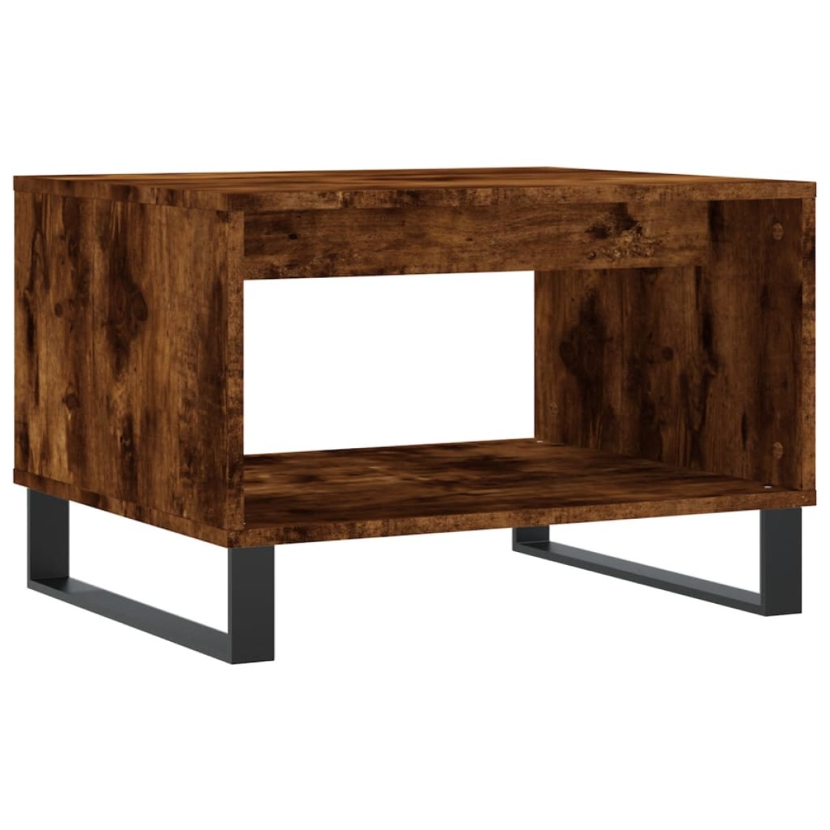 vidaXL Τραπεζάκι Σαλονιού Καπνιστή Δρυς 60x50x40 εκ. Επεξεργ. Ξύλο