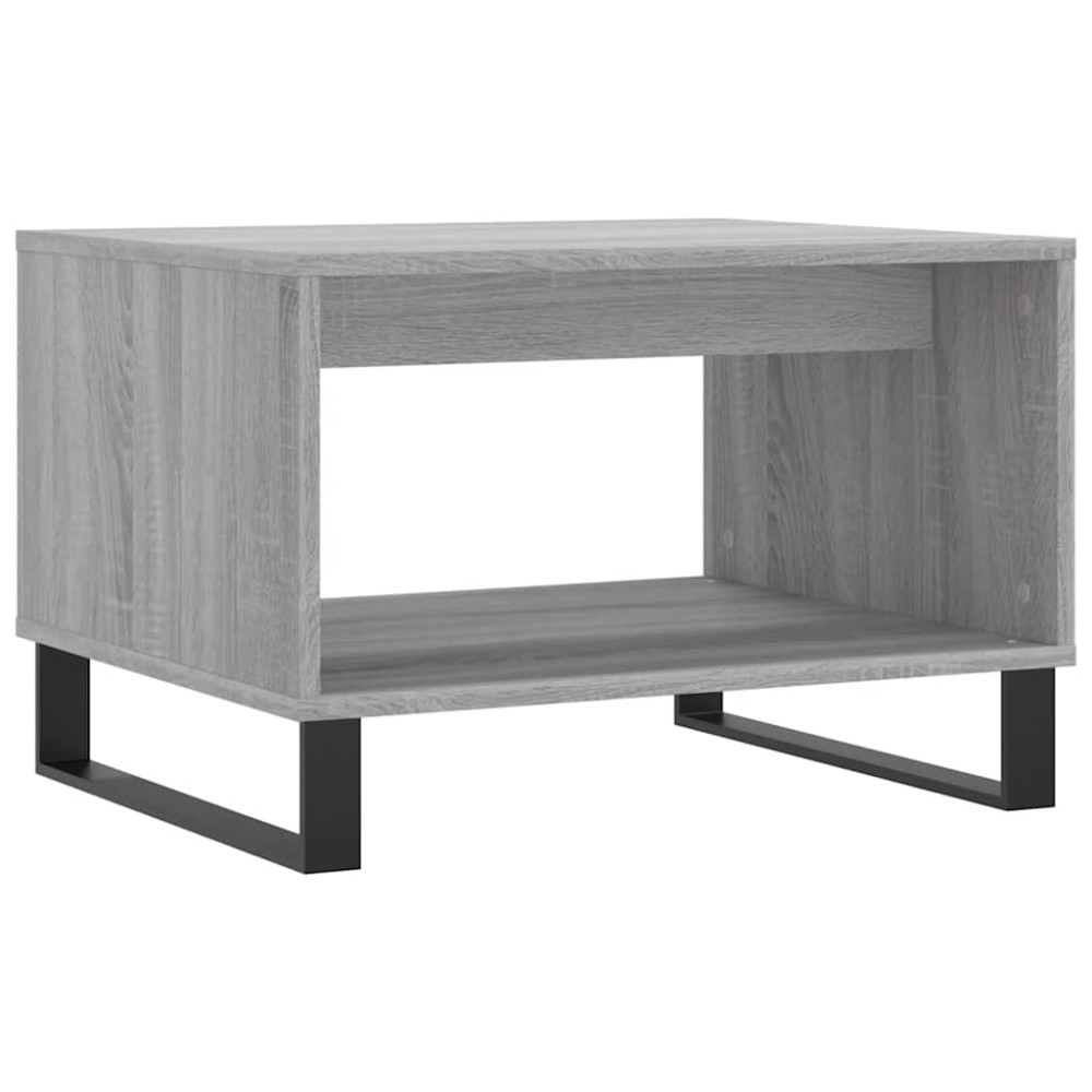 vidaXL Τραπεζάκι Σαλονιού Γκρι Sonoma 60x50x40 εκ. από Επεξεργ. Ξύλο