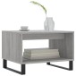 vidaXL Τραπεζάκι Σαλονιού Γκρι Sonoma 60x50x40 εκ. από Επεξεργ. Ξύλο