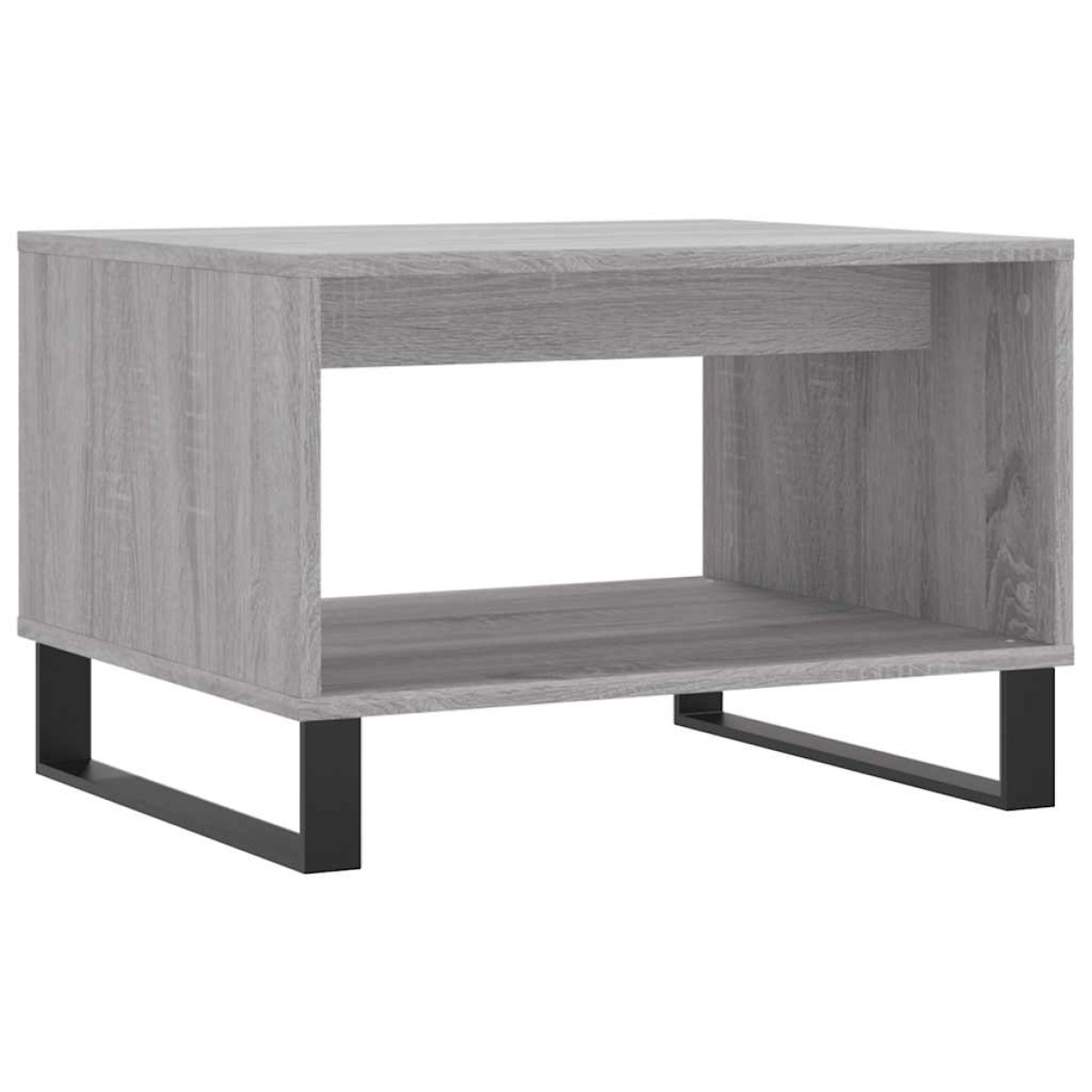 vidaXL Τραπεζάκι Σαλονιού Γκρι Sonoma 60x50x40 εκ. από Επεξεργ. Ξύλο