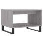 vidaXL Τραπεζάκι Σαλονιού Γκρι Sonoma 60x50x40 εκ. από Επεξεργ. Ξύλο
