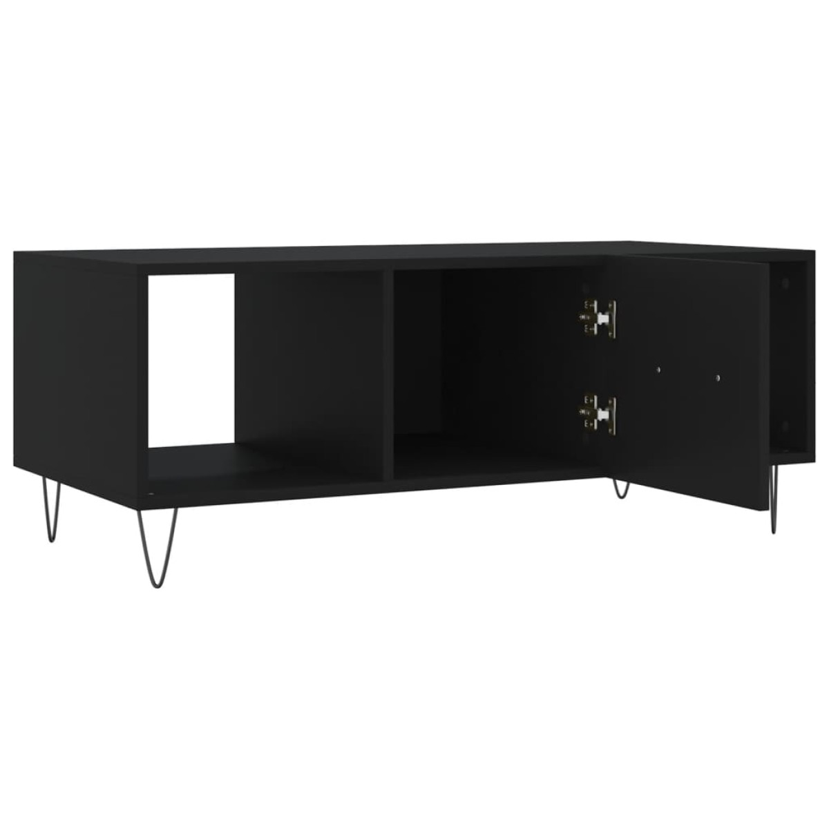 vidaXL Τραπεζάκι Σαλονιού Μαύρο 102x50x40 εκ. από Επεξεργασμένο Ξύλο