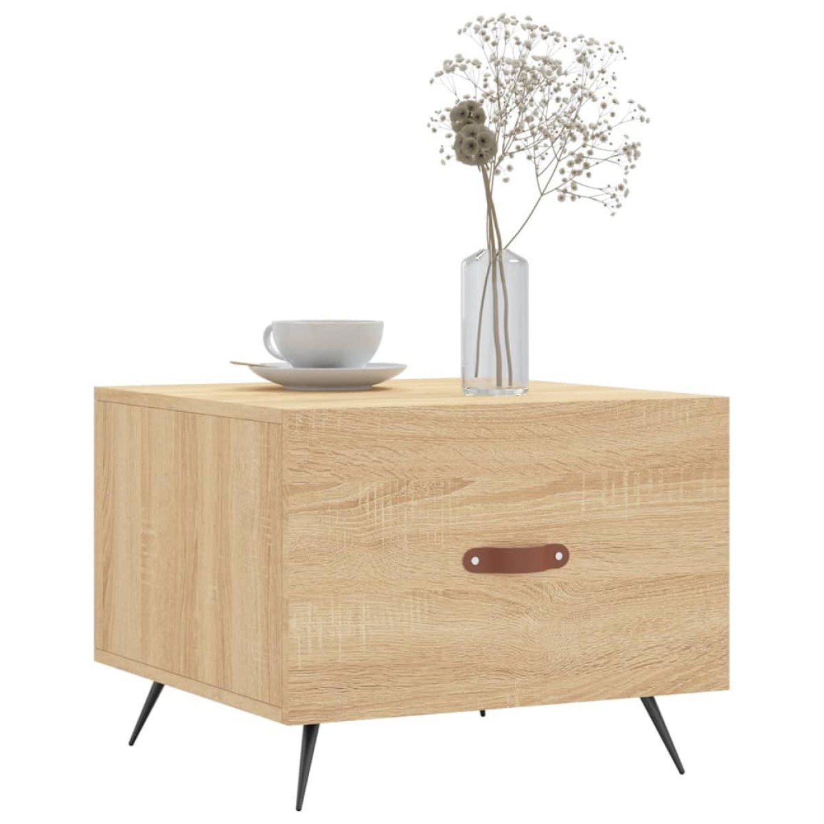 vidaXL Τραπεζάκι Σαλονιού Sonoma Δρυς 50x50x40 εκ. Επεξεργασμένο Ξύλο
