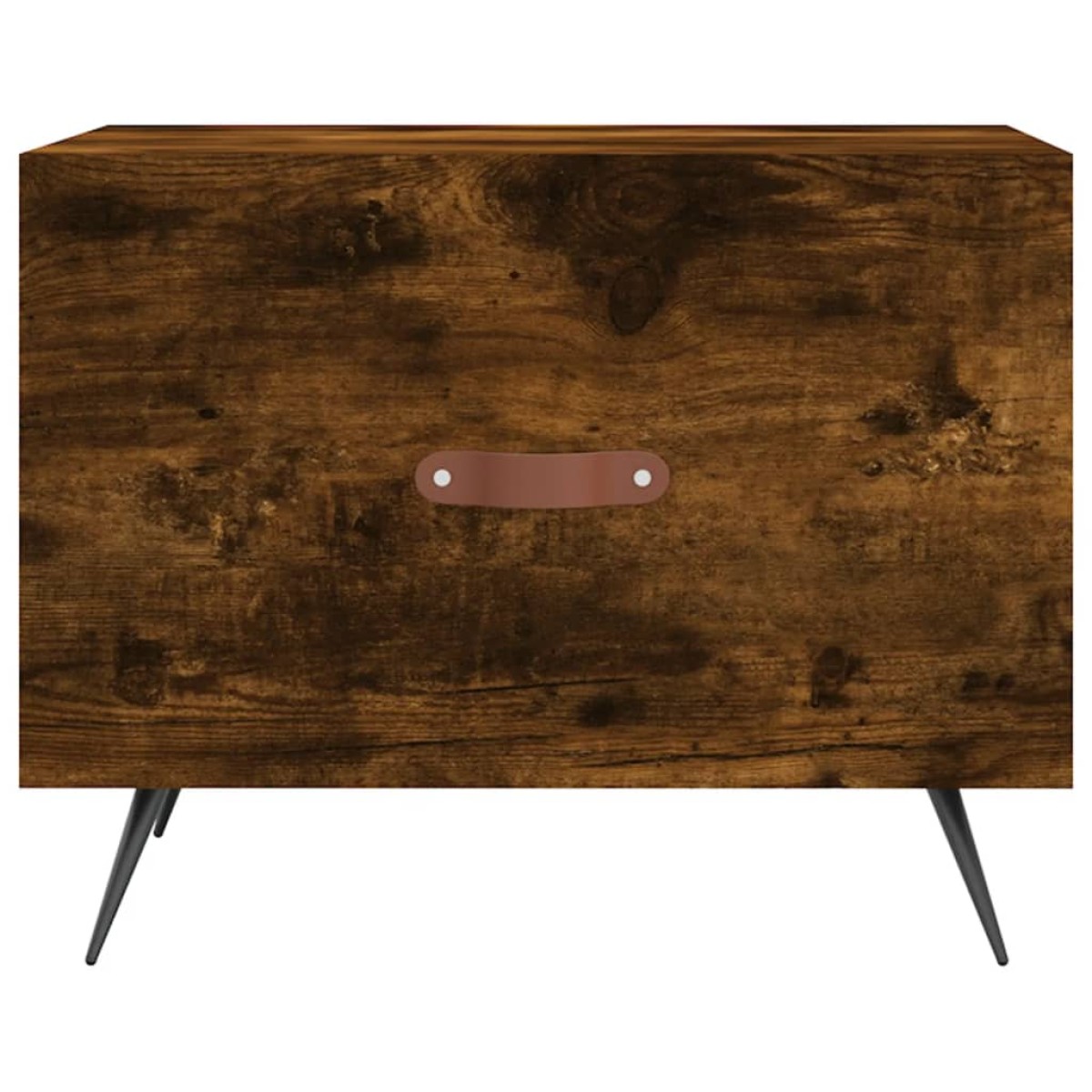 vidaXL Τραπεζάκι Σαλονιού Καπνιστή Δρυς 50x50x40 εκ. Επεξεργασμ. Ξύλο