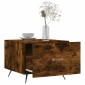 vidaXL Τραπεζάκια Σαλονιού 2 τεμ Καπνιστή Oak 50x50x40 εκ Επεξ. Ξύλο