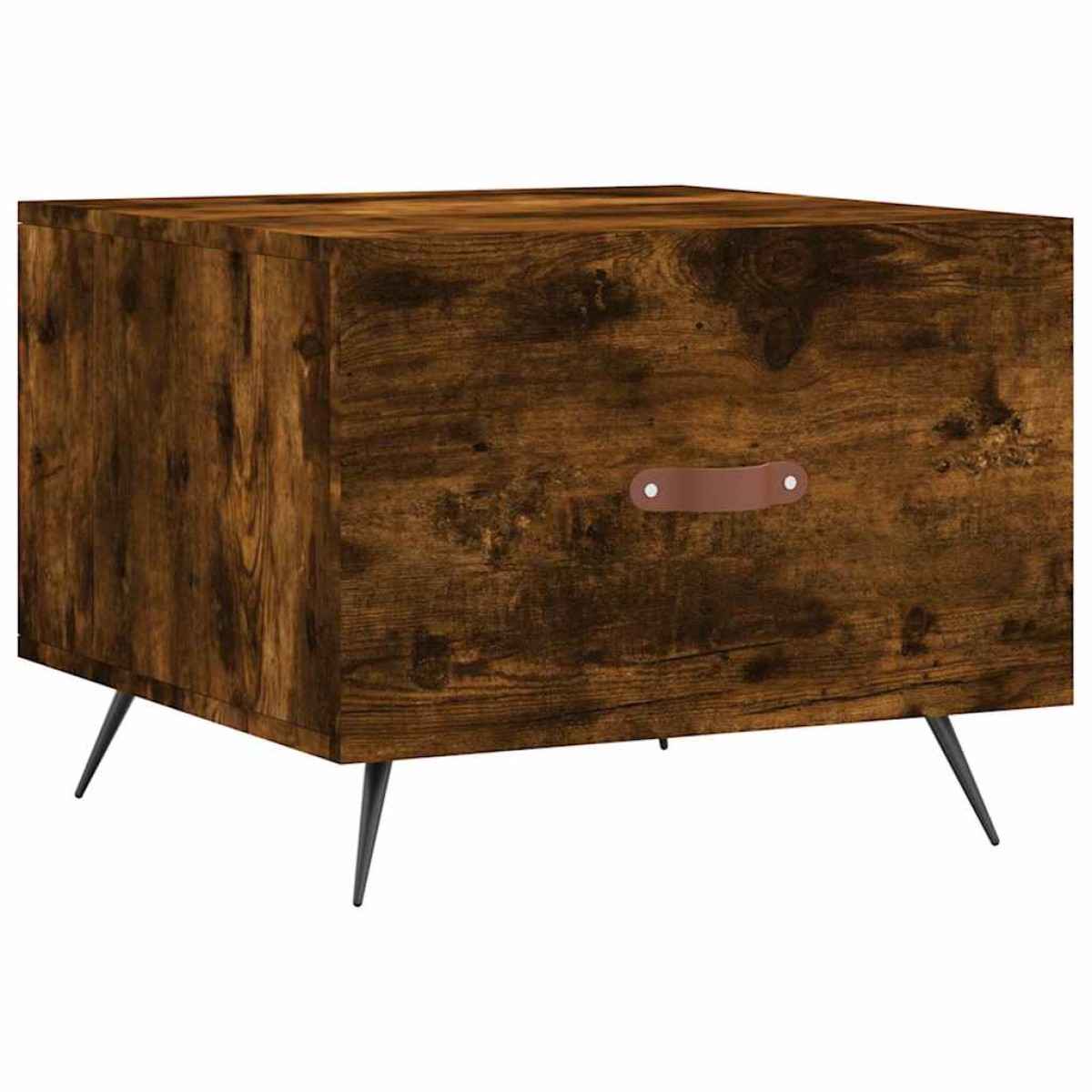 vidaXL Τραπεζάκια Σαλονιού 2 τεμ Καπνιστή Oak 50x50x40 εκ Επεξ. Ξύλο