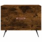 vidaXL Τραπεζάκια Σαλονιού 2 τεμ Καπνιστή Oak 50x50x40 εκ Επεξ. Ξύλο