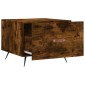 vidaXL Τραπεζάκια Σαλονιού 2 τεμ Καπνιστή Oak 50x50x40 εκ Επεξ. Ξύλο