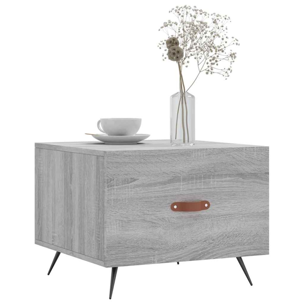 vidaXL Τραπεζάκι Σαλονιού Γκρι Sonoma 50x50x40 εκ. Επεξεργασμένο Ξύλο