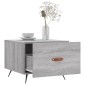 vidaXL Τραπεζάκια Σαλονιού 2 τεμ Γκρι sonoma 50x50x40 εκ Επεξ. Ξύλο