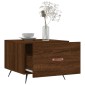 vidaXL Τραπεζάκια Σαλονιού 2 τεμ Brown Oak 50x50x40 εκ Επεξ. Ξύλο