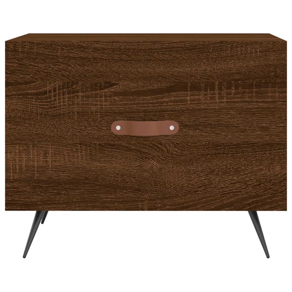 vidaXL Τραπεζάκια Σαλονιού 2 τεμ Brown Oak 50x50x40 εκ Επεξ. Ξύλο