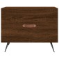 vidaXL Τραπεζάκια Σαλονιού 2 τεμ Brown Oak 50x50x40 εκ Επεξ. Ξύλο