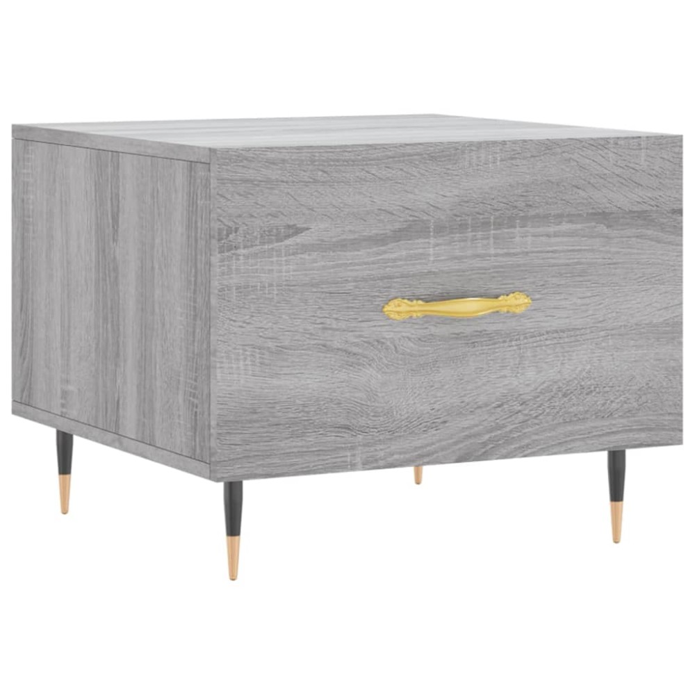 vidaXL Τραπεζάκι Σαλονιού Γκρι Sonoma 50x50x40 εκ. Επεξεργασμένο Ξύλο