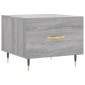 vidaXL Τραπεζάκι Σαλονιού Γκρι Sonoma 50x50x40 εκ. Επεξεργασμένο Ξύλο