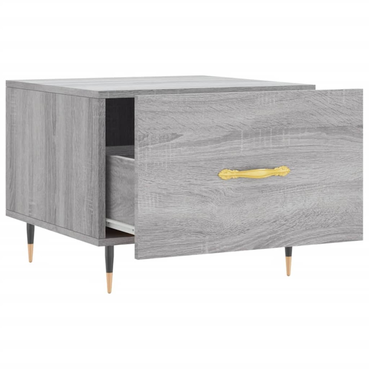 vidaXL Τραπεζάκι Σαλονιού Γκρι Sonoma 50x50x40 εκ. Επεξεργασμένο Ξύλο